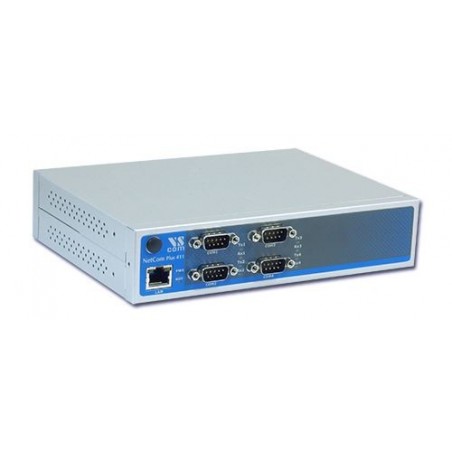 VScom NetCom+ (Plus) 411/413 a quad port Serial Device Server for Ethernet/TCP to RS232/422/485