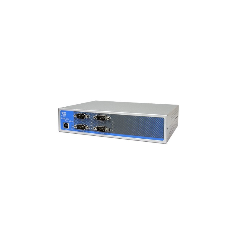 VScom USB-4COM Plus a quad port USB-to-Serial adapter for RS232/422/485