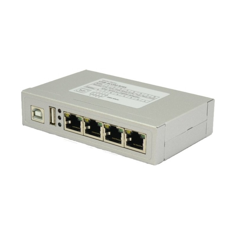 VScom USB-4COM RJ45 a quad port USB-to-Serial RS232 adapter