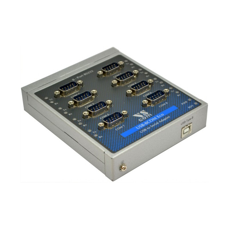 VScom USB-8COM ECO an octal port USB-to-Serial RS232 adapter