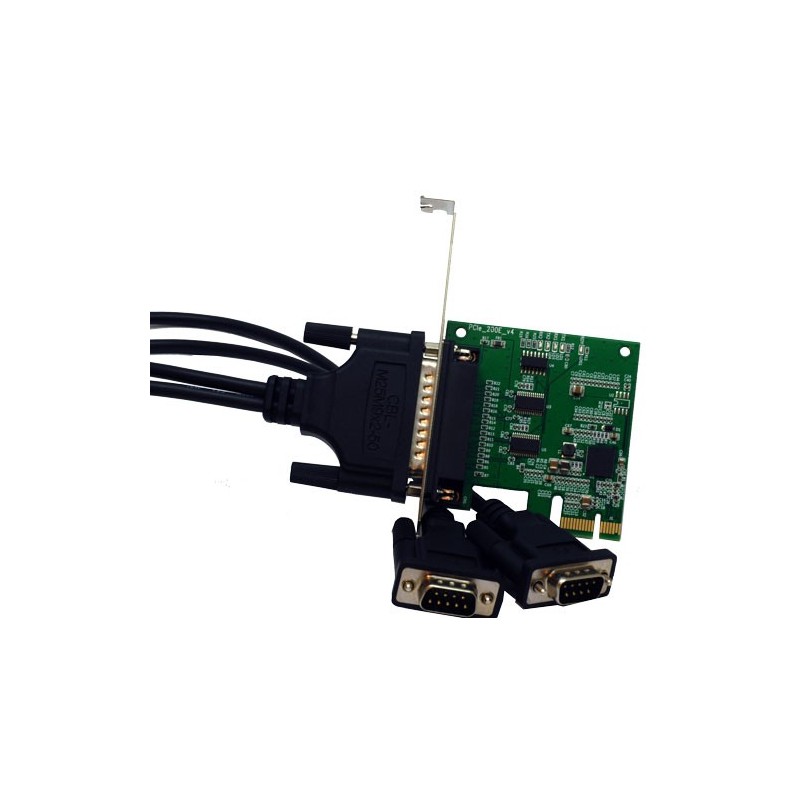 VScom 200E v4 PCIex 2x RS-232 on PCI Express Bus