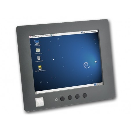 VS-860 RISC Panel PC with 8-inch resistive Touch supports Linux and Windows CE6