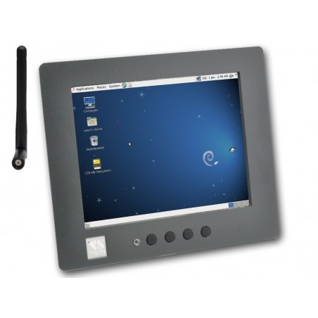 VS-860 RISC Panel PC with 8-inch resistive Touch supports Linux and Windows CE6