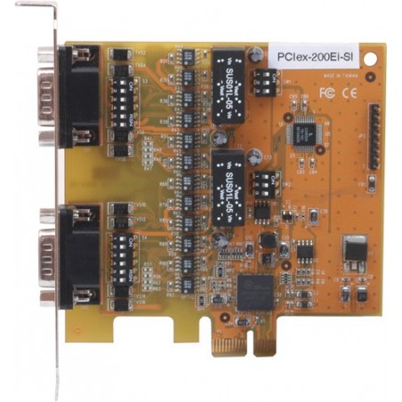 VScom 200Ei-Si PCIex a 2 Port RS232 RS422/485 PCI Express x1 card 16C950 UART