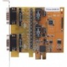 VScom 200Ei-Si PCIex a 2 Port RS232 RS422/485 PCI Express x1 card 16C950 UART
