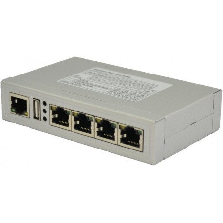 VScom NetCom+ (Plus) 411 RJ45 a quad port Serial Device Server for Ethernet/TCP to RS232