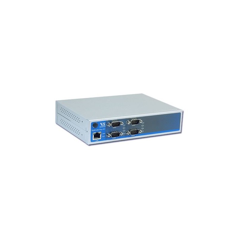 VScom NetCom+ (Plus) 413 a quad port Serial Device Server for Ethernet/TCP to RS232/422/485